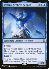 Ormos, Archive Keeper [The List] | PLUS EV GAMES 