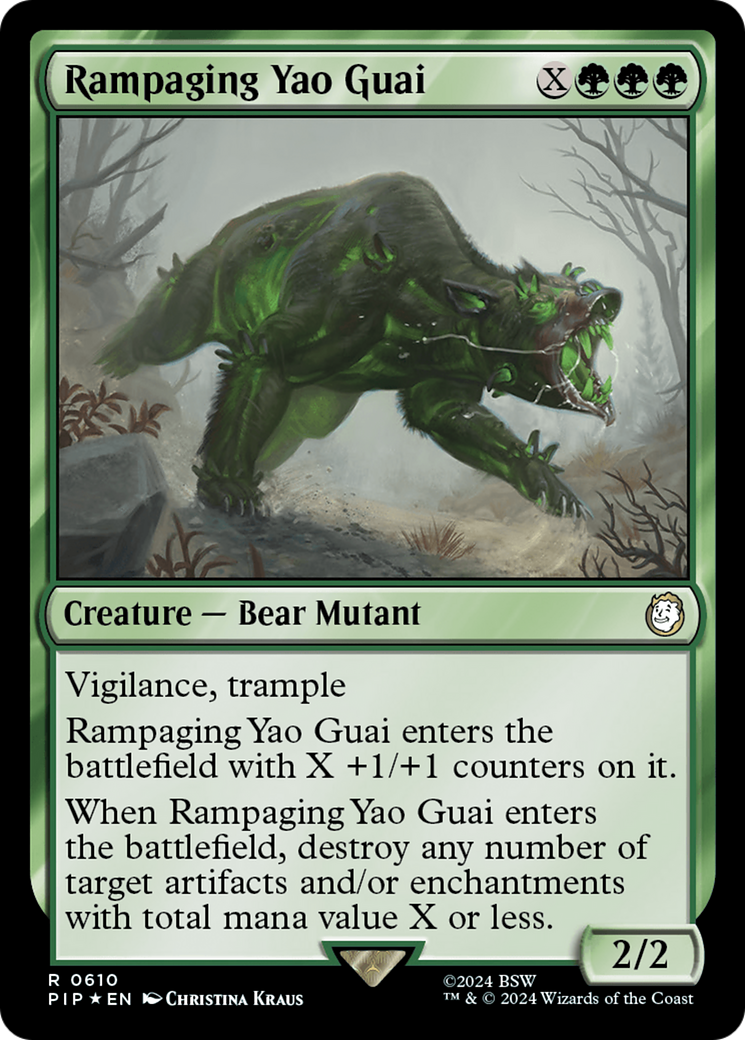 Rampaging Yao Guai (Surge Foil) [Fallout] | PLUS EV GAMES 