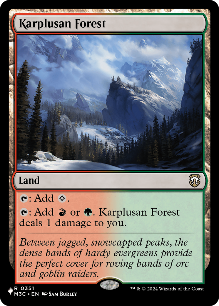 Karplusan Forest (M3C) [The List] | PLUS EV GAMES 
