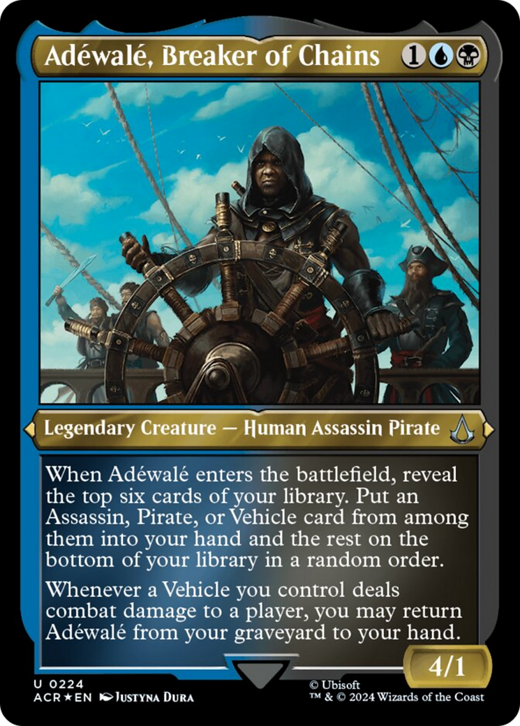 Adewale, Breaker of Chains (Foil Etched) [Assassin's Creed] | PLUS EV GAMES 