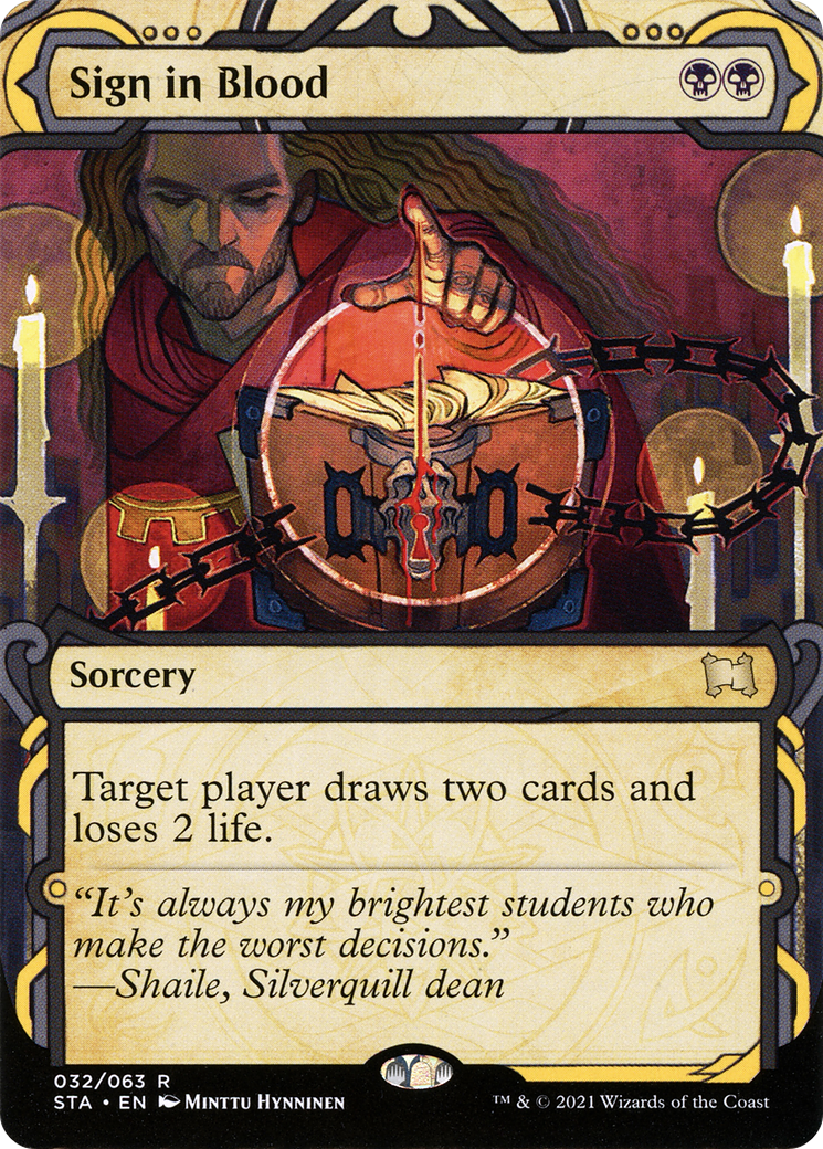 Sign in Blood [Strixhaven Mystical Archive]