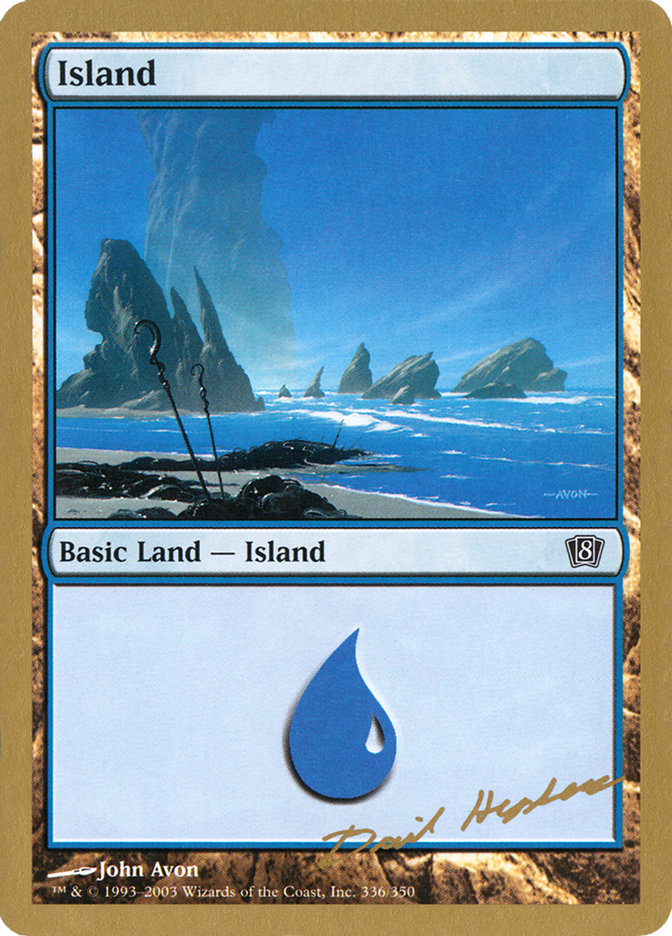 Island (dh336) (Dave Humpherys) [World Championship Decks 2003] | PLUS EV GAMES 