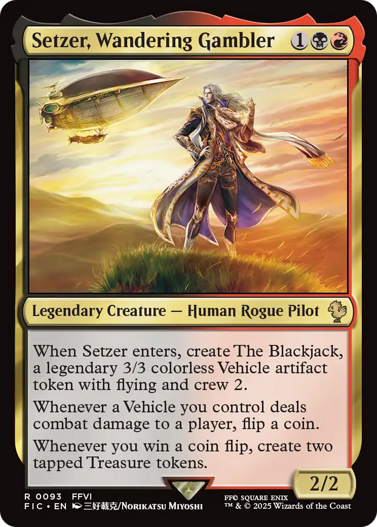 Setzer, Wandering Gambler [FINAL FANTASY Commander] | PLUS EV GAMES 