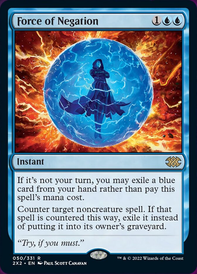 Force of Negation [Double Masters 2022] | PLUS EV GAMES 