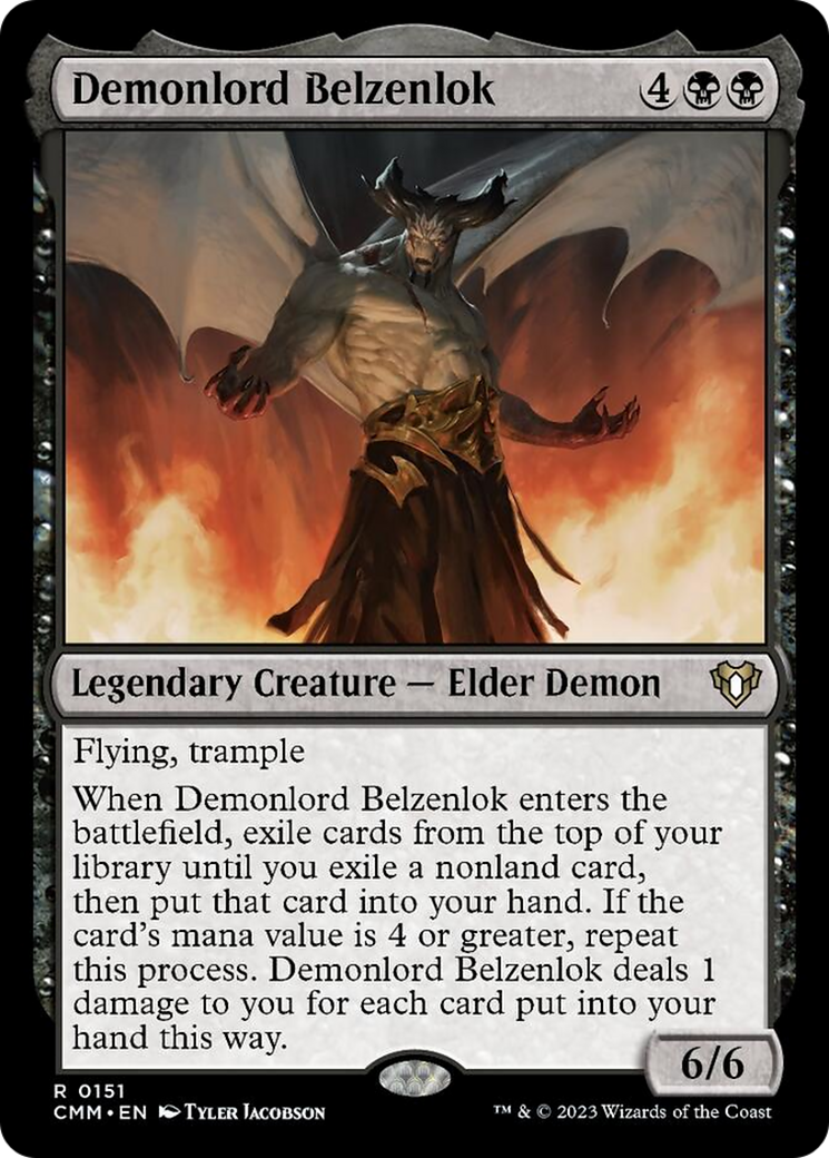 Demonlord Belzenlok [Commander Masters] | PLUS EV GAMES 