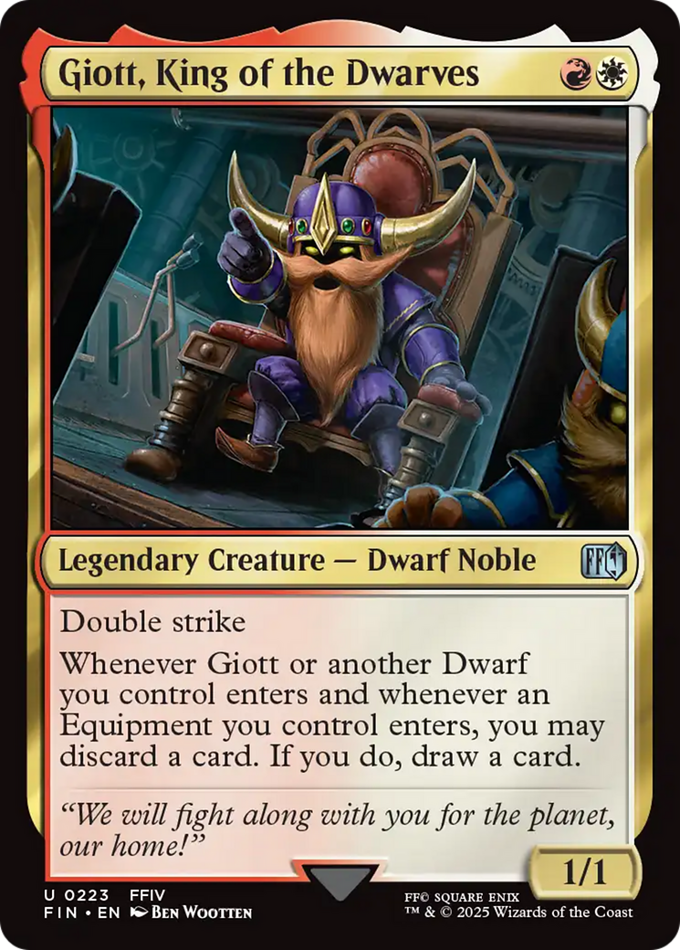 Giott, King of the Dwarves [FINAL FANTASY] | PLUS EV GAMES 