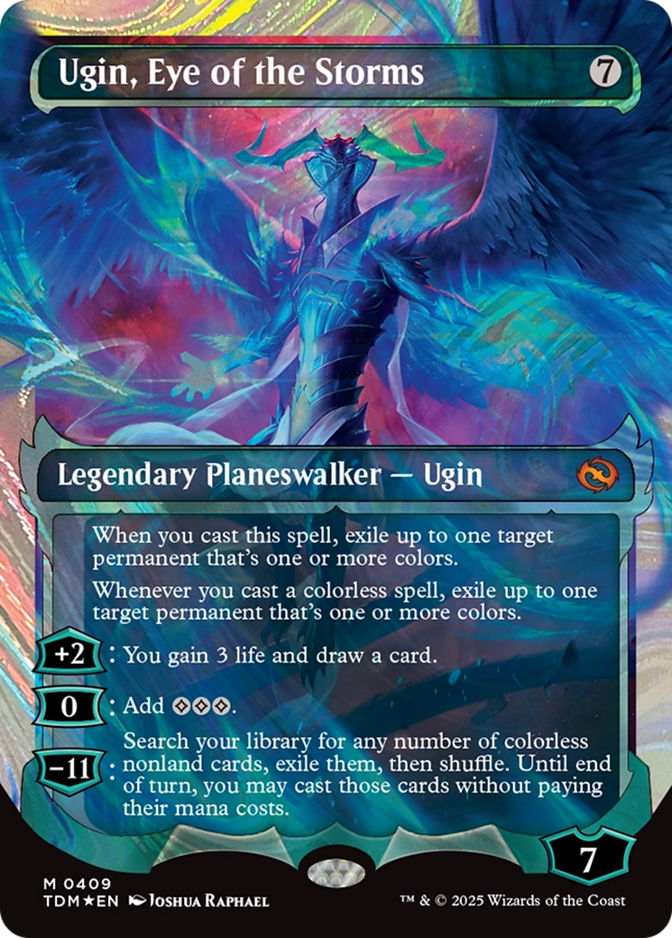 Ugin, Eye of the Storms (Showcase) (Halo Foil) [Tarkir: Dragonstorm] | PLUS EV GAMES 