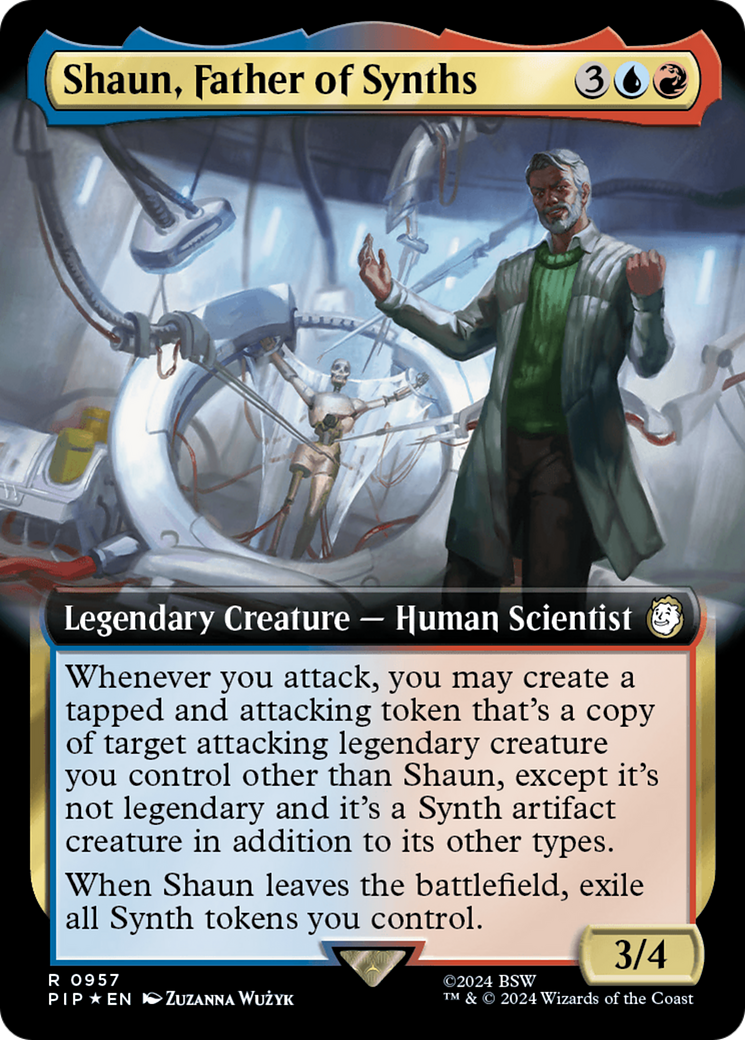 Shaun, Father of Synths (Extended Art) (Surge Foil) [Fallout] | PLUS EV GAMES 