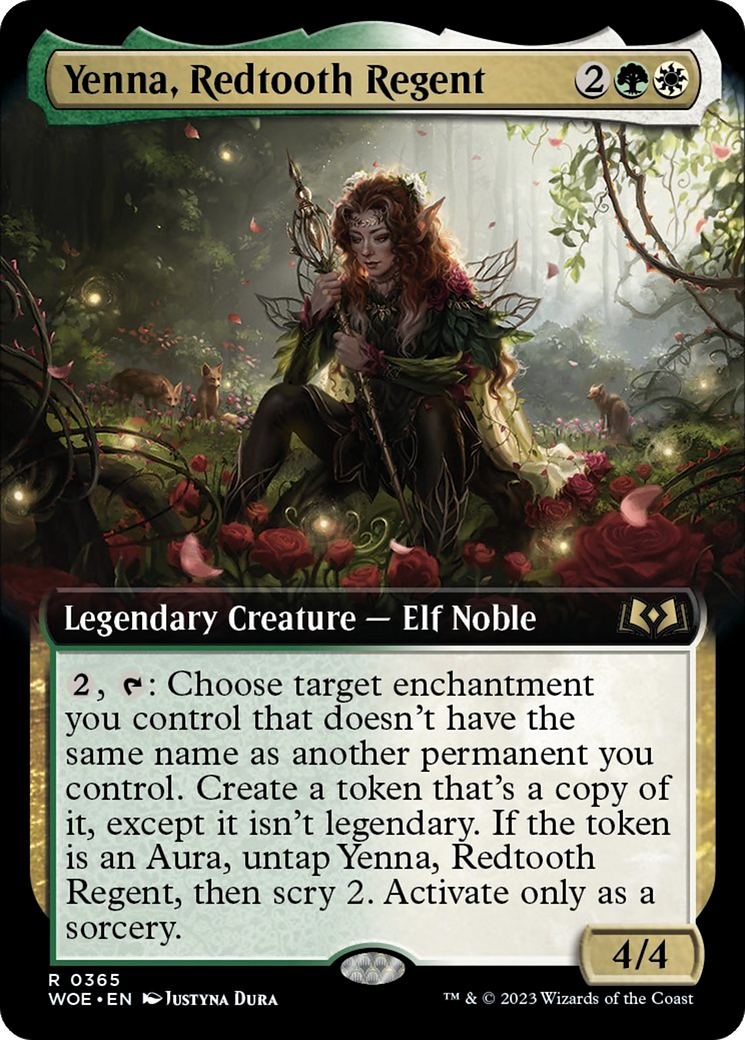 Yenna, Redtooth Regent (Extended Art) [Wilds of Eldraine] | PLUS EV GAMES 