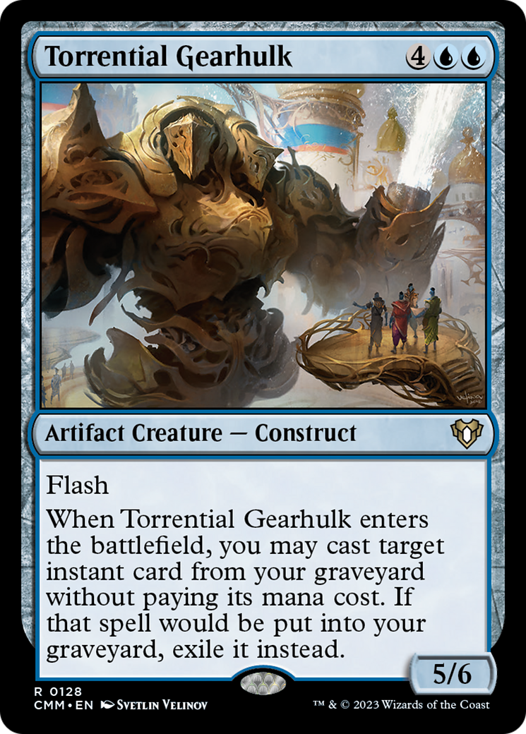 Torrential Gearhulk [Commander Masters] | PLUS EV GAMES 