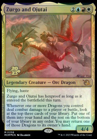 Zurgo and Ojutai [March of the Machine Prerelease Promos] | PLUS EV GAMES 