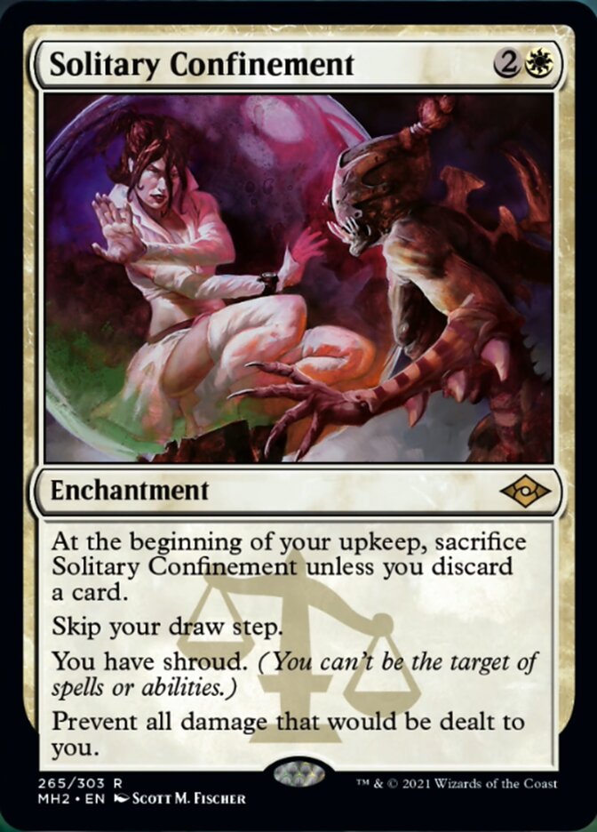 Solitary Confinement (Foil Etched) [Modern Horizons 2] | PLUS EV GAMES 