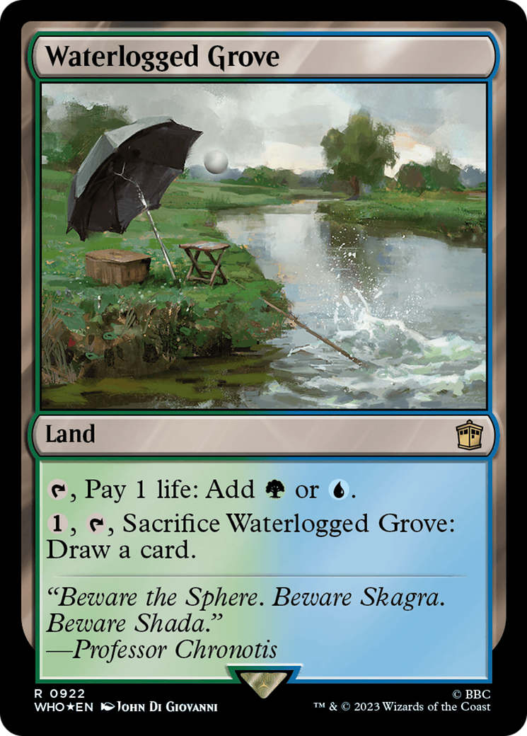 Waterlogged Grove (Surge Foil) [Doctor Who] | PLUS EV GAMES 