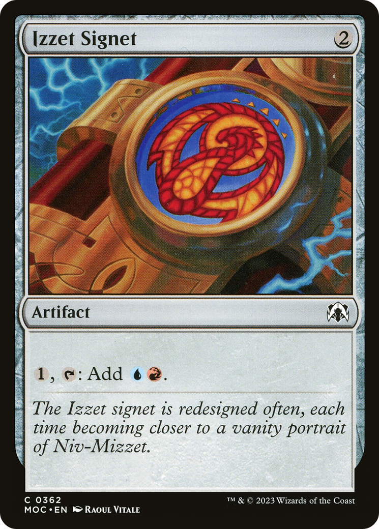 Izzet Signet [March of the Machine Commander] | PLUS EV GAMES 