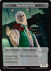 Shapeshifter // Golem (0013) Double-Sided Token [Edge of Eternities Commander Tokens] | PLUS EV GAMES 