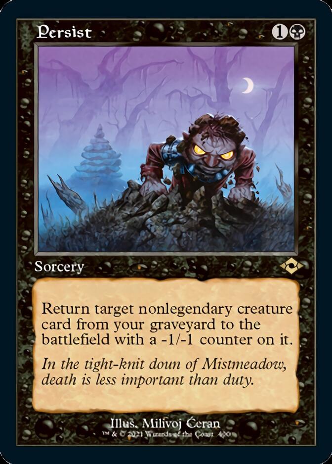 Persist (Retro Foil Etched) [Modern Horizons 2] | PLUS EV GAMES 