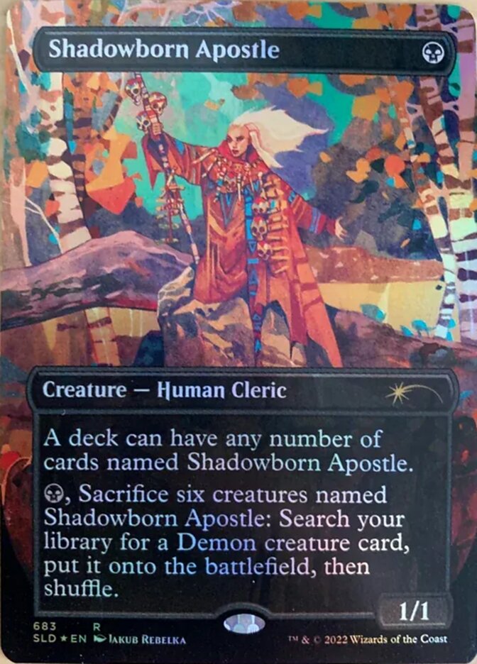 Shadowborn Apostle (Borderless) (683) [Secret Lair Drop Promos] | PLUS EV GAMES 