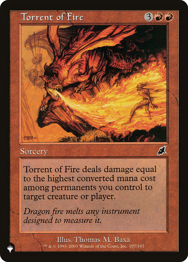 Torrent of Fire [The List Reprints] | PLUS EV GAMES 