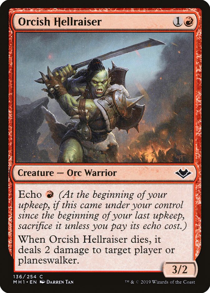 Orcish Hellraiser [Modern Horizons] | PLUS EV GAMES 