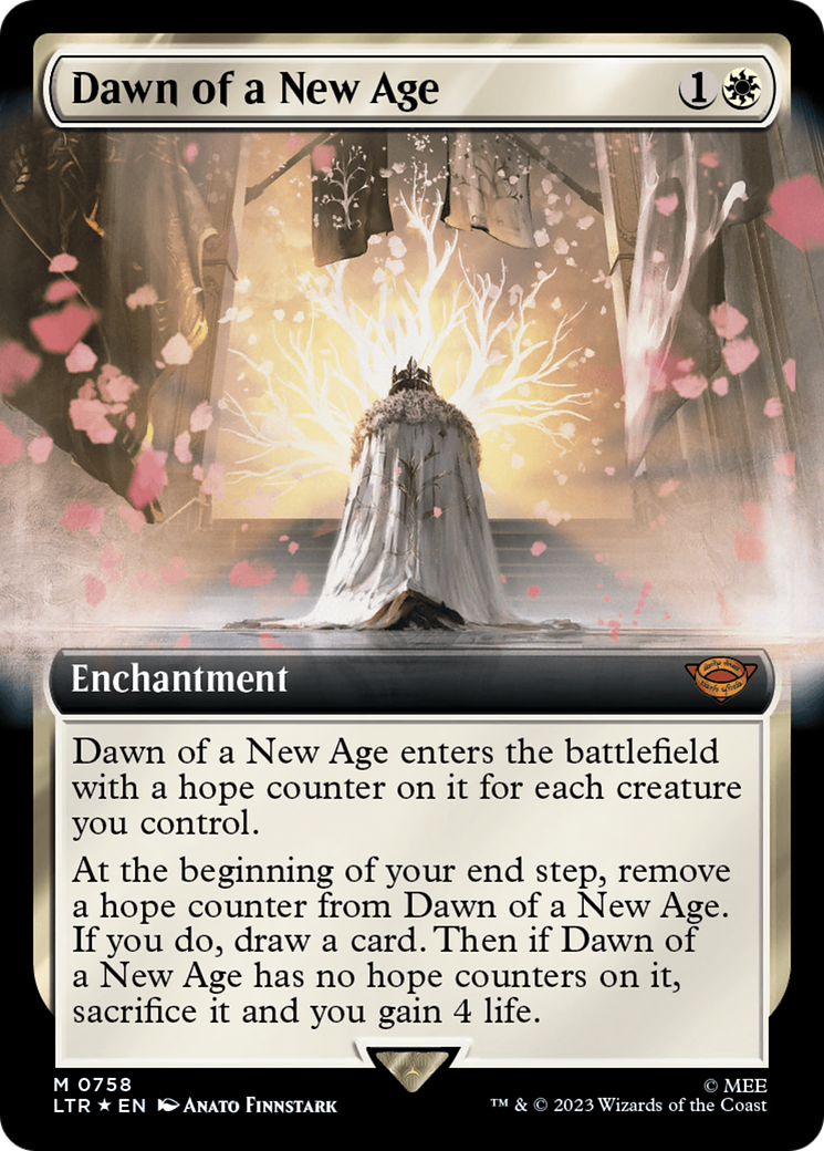 Dawn of a New Age (Extended Art) (Surge Foil) [The Lord of the Rings: Tales of Middle-Earth] | PLUS EV GAMES 