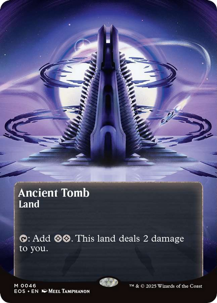 Ancient Tomb (0046) (Borderless) [Edge of Eternities: Stellar Sights] | PLUS EV GAMES 