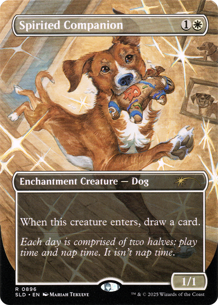 Spirited Companion (0896) (Rainbow Foil) [Secret Lair Drop Series] | PLUS EV GAMES 