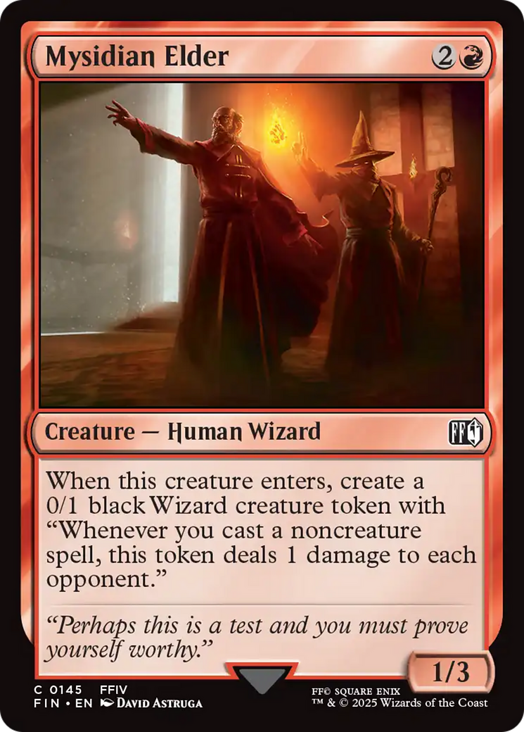 Mysidian Elder [FINAL FANTASY] | PLUS EV GAMES 