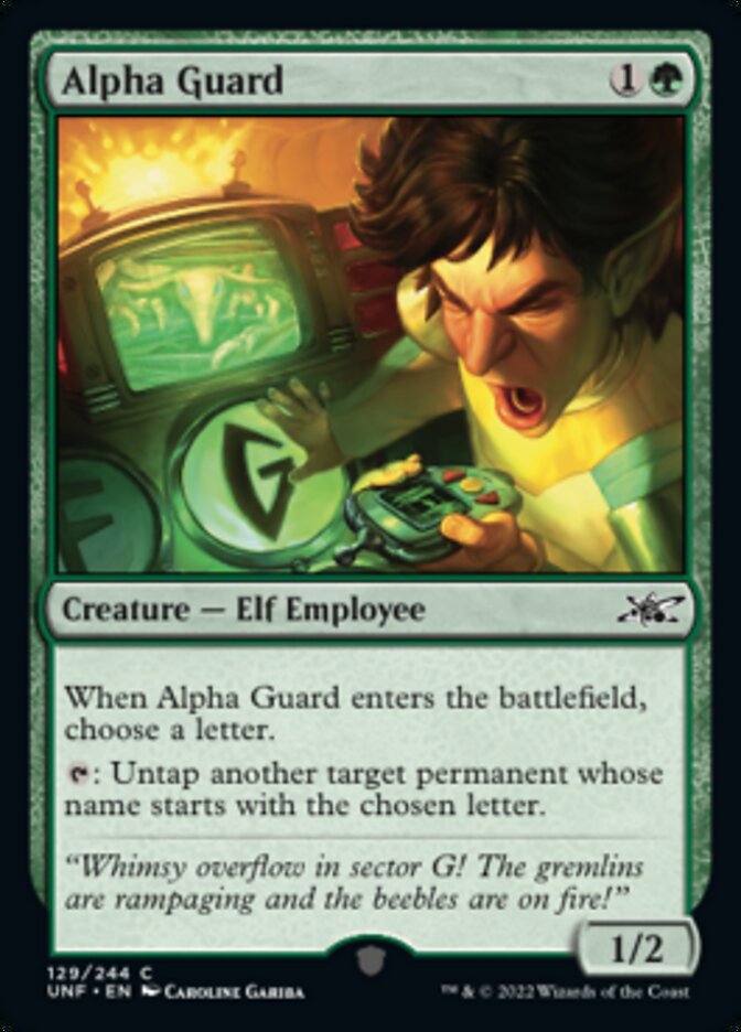 Alpha Guard [Unfinity] | PLUS EV GAMES 
