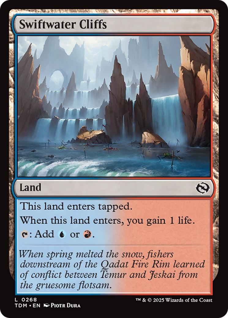 Swiftwater Cliffs [Tarkir: Dragonstorm] | PLUS EV GAMES 