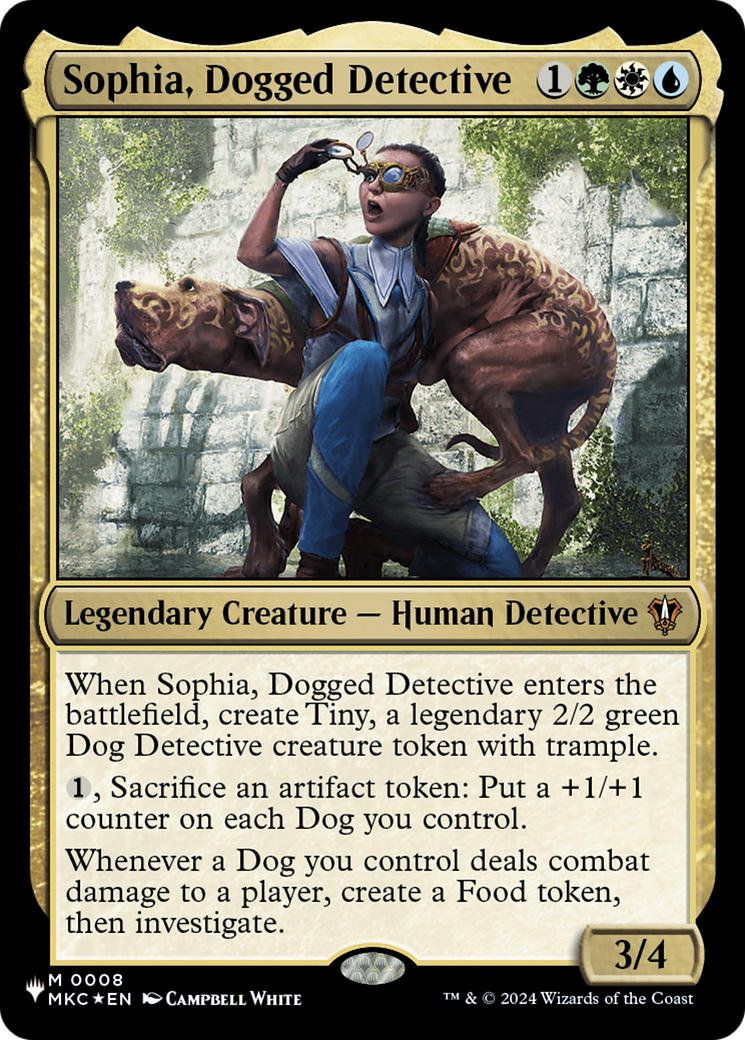 Sophia, Dogged Detective (MKC) [The List] | PLUS EV GAMES 