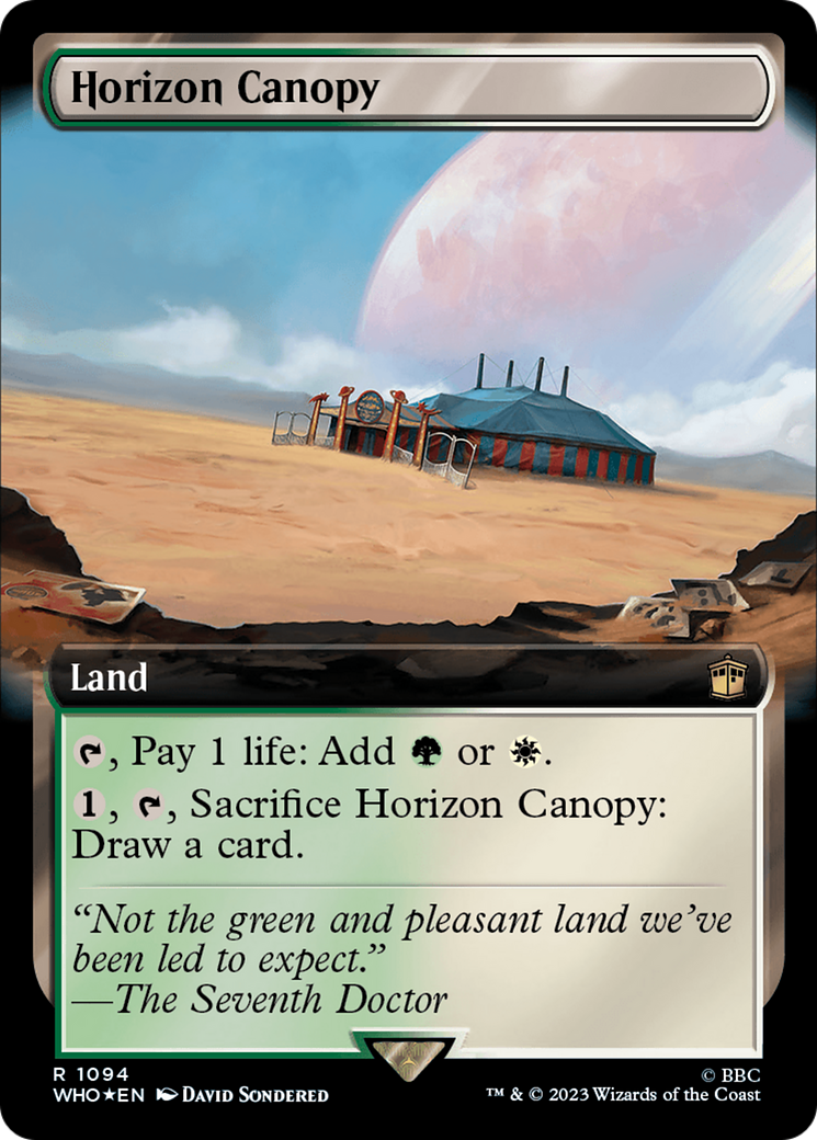 Horizon Canopy (Extended Art) (Surge Foil) [Doctor Who] | PLUS EV GAMES 