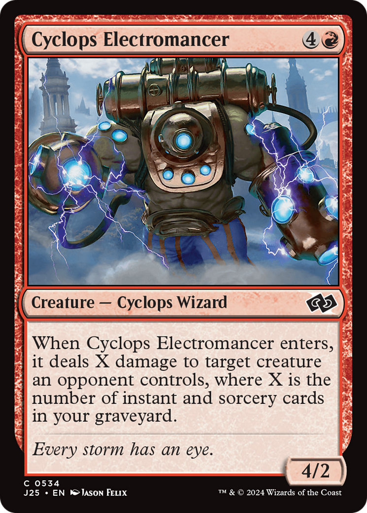 Cyclops Electromancer [Foundations Jumpstart] | PLUS EV GAMES 