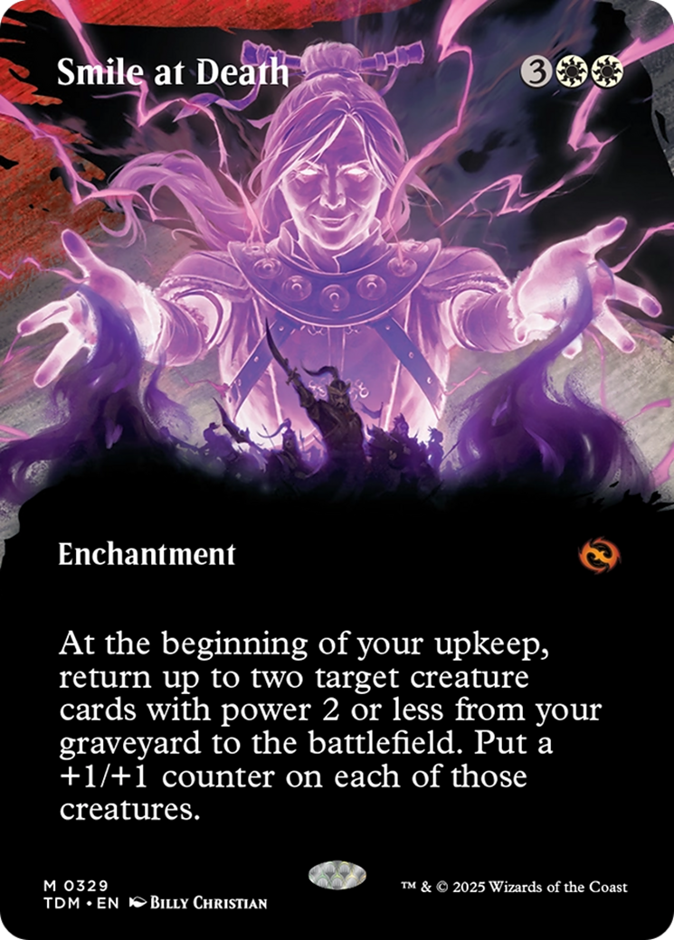 Smile at Death (Borderless) [Tarkir: Dragonstorm] | PLUS EV GAMES 