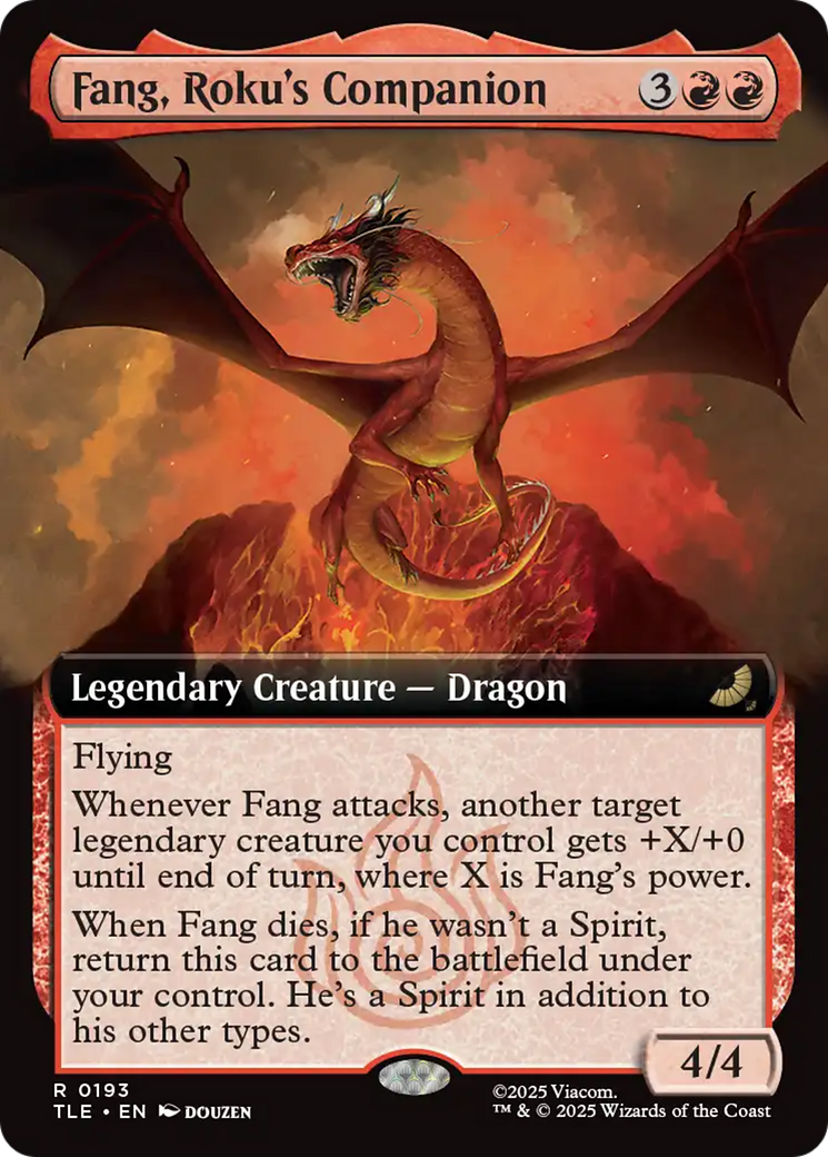 Fang, Roku's Companion (Extended Art) [Avatar: The Last Airbender: Eternal-Legal] | PLUS EV GAMES 