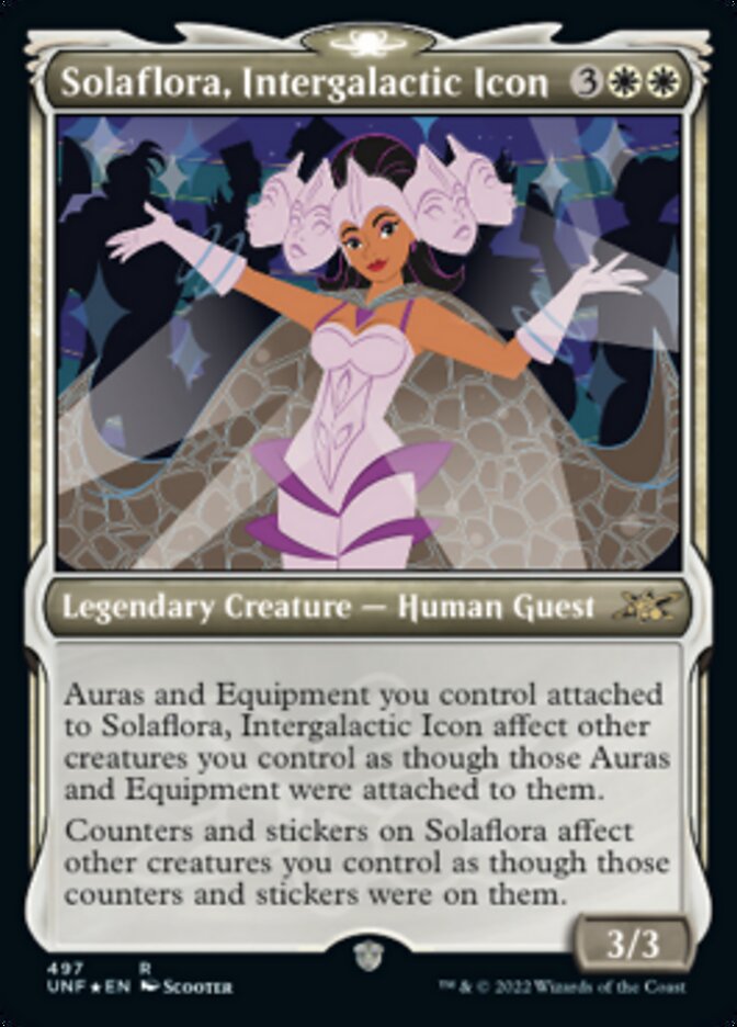 Solaflora, Intergalactic Icon (Showcase) (Galaxy Foil) [Unfinity] | PLUS EV GAMES 