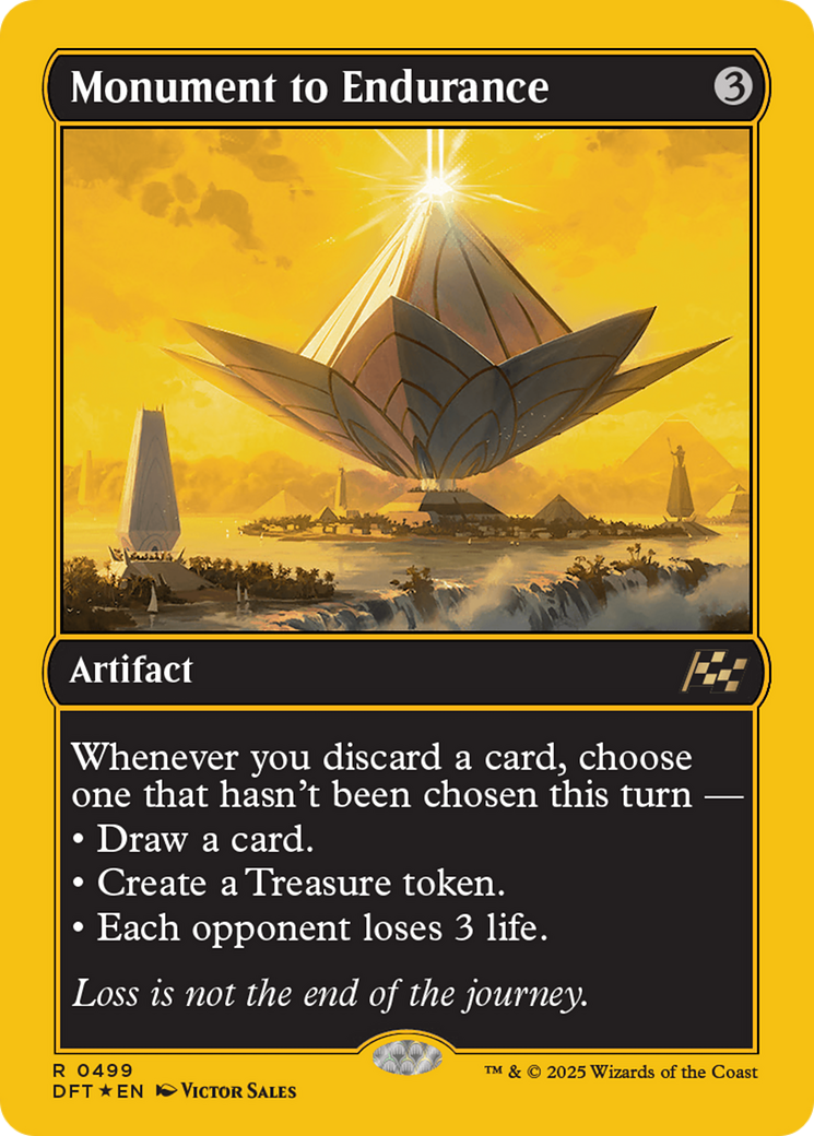 Monument to Endurance (First-Place Foil) [Aetherdrift] | PLUS EV GAMES 