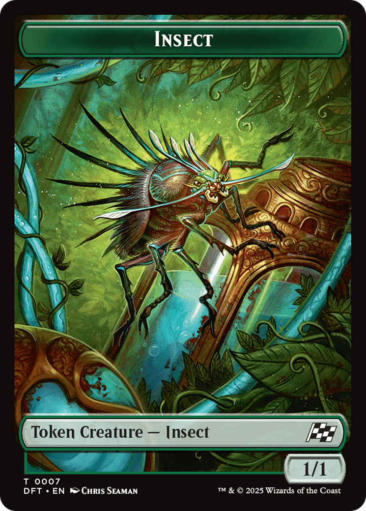 Insect // Elephant Double-Sided Token [Aetherdrift Tokens] | PLUS EV GAMES 