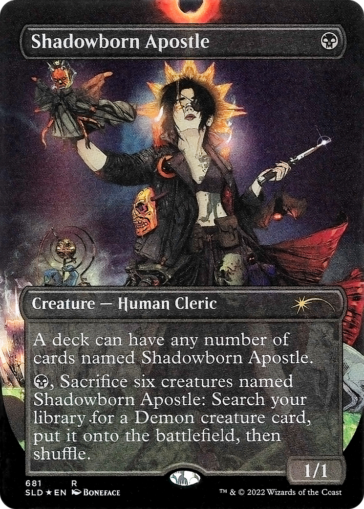 Shadowborn Apostle (681) (Borderless) [Secret Lair Drop Promos] | PLUS EV GAMES 