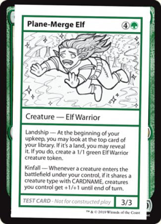 Plane-Merge Elf (2021 Edition) [Mystery Booster Playtest Cards] | PLUS EV GAMES 