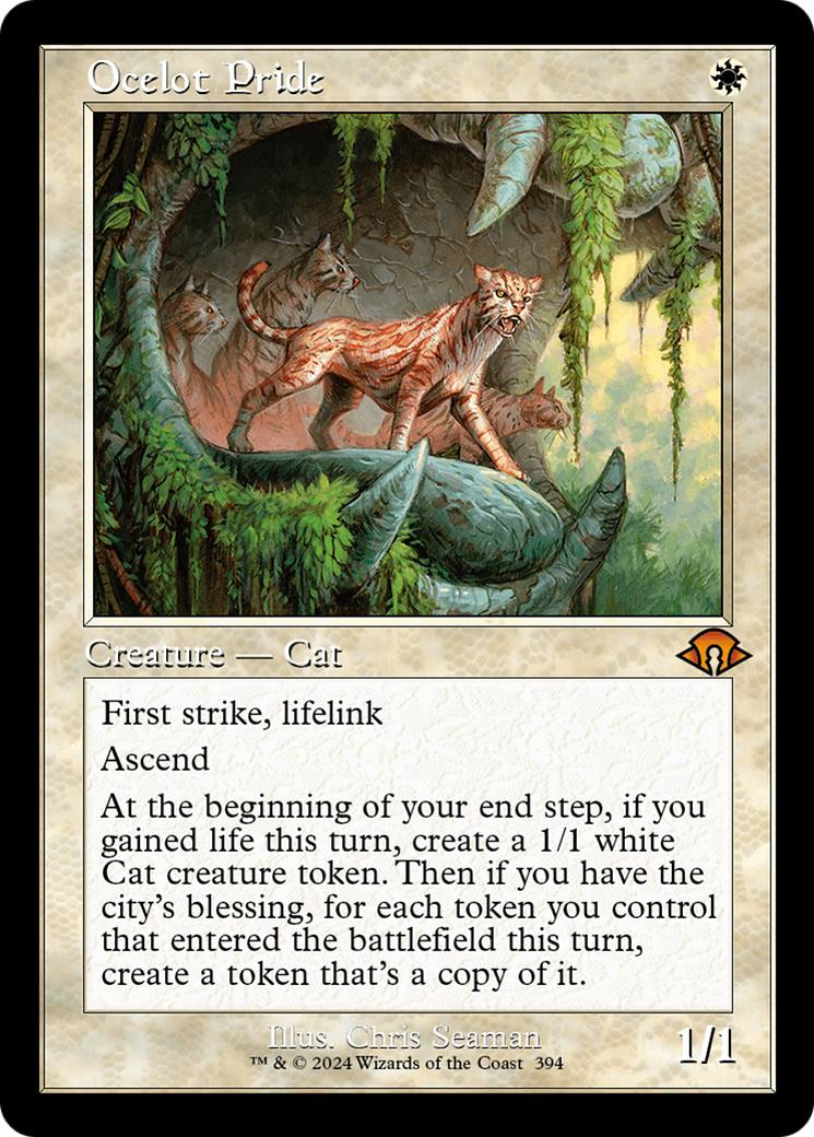 Ocelot Pride (Retro) [Modern Horizons 3] | PLUS EV GAMES 