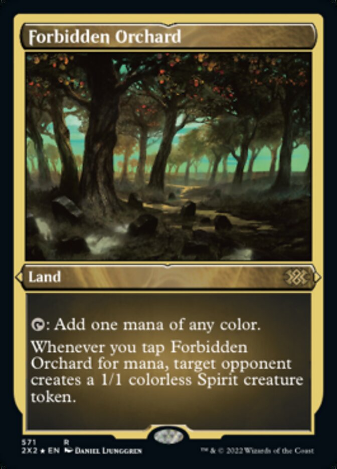 Forbidden Orchard (Foil Etched) [Double Masters 2022] | PLUS EV GAMES 
