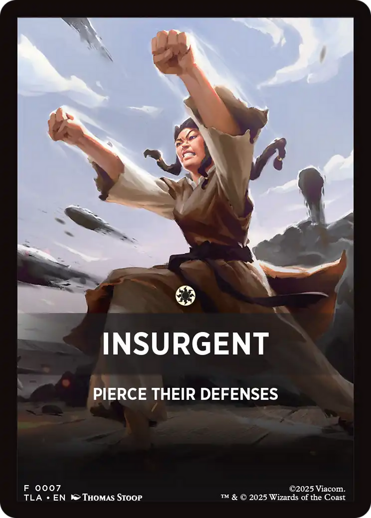 Insurgent Theme Card [Avatar: The Last Airbender Tokens] | PLUS EV GAMES 