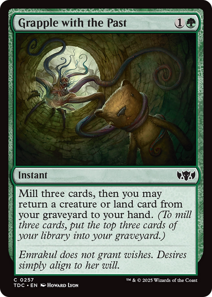 Grapple with the Past [Tarkir: Dragonstorm Commander] | PLUS EV GAMES 