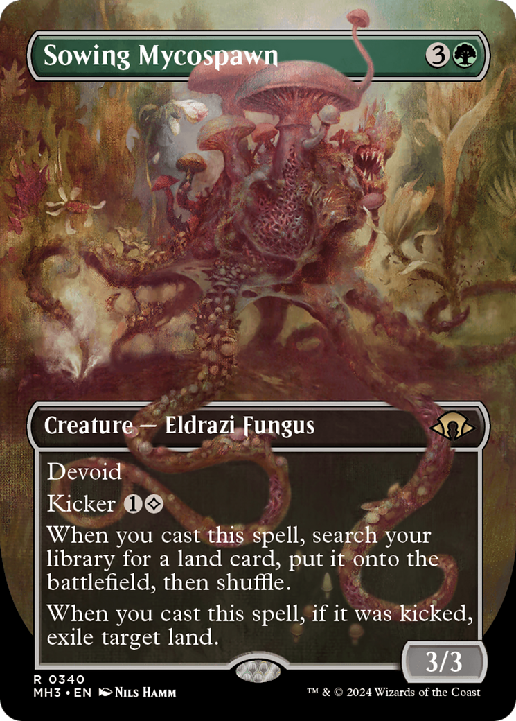 Sowing Mycospawn (Borderless) [Modern Horizons 3] | PLUS EV GAMES 