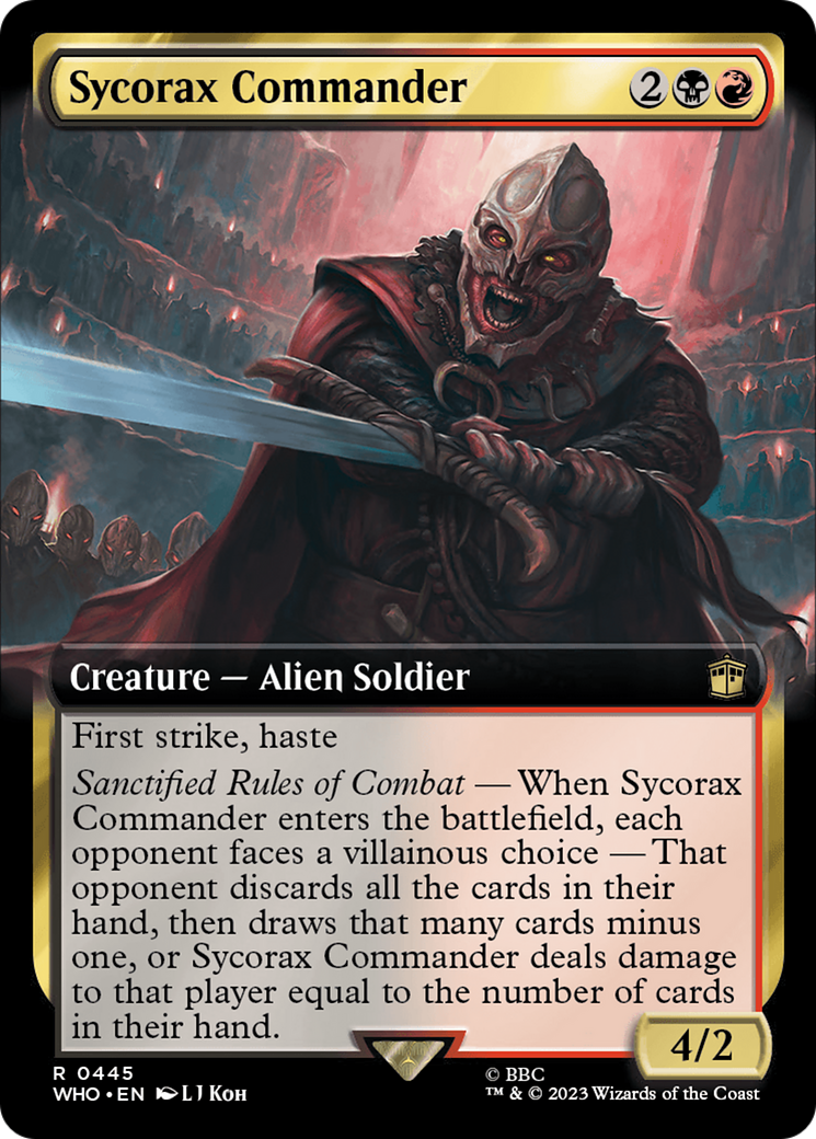 Sycorax Commander (Extended Art) [Doctor Who] | PLUS EV GAMES 