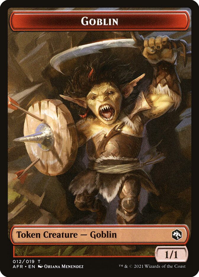 Lost Mine of Phandelver // Goblin Double-Sided Token [Dungeons & Dragons: Adventures in the Forgotten Realms Tokens] | PLUS EV GAMES 