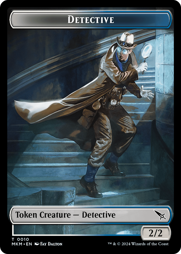 Detective // Plant Double-Sided Token [Murders at Karlov Manor Tokens] | PLUS EV GAMES 