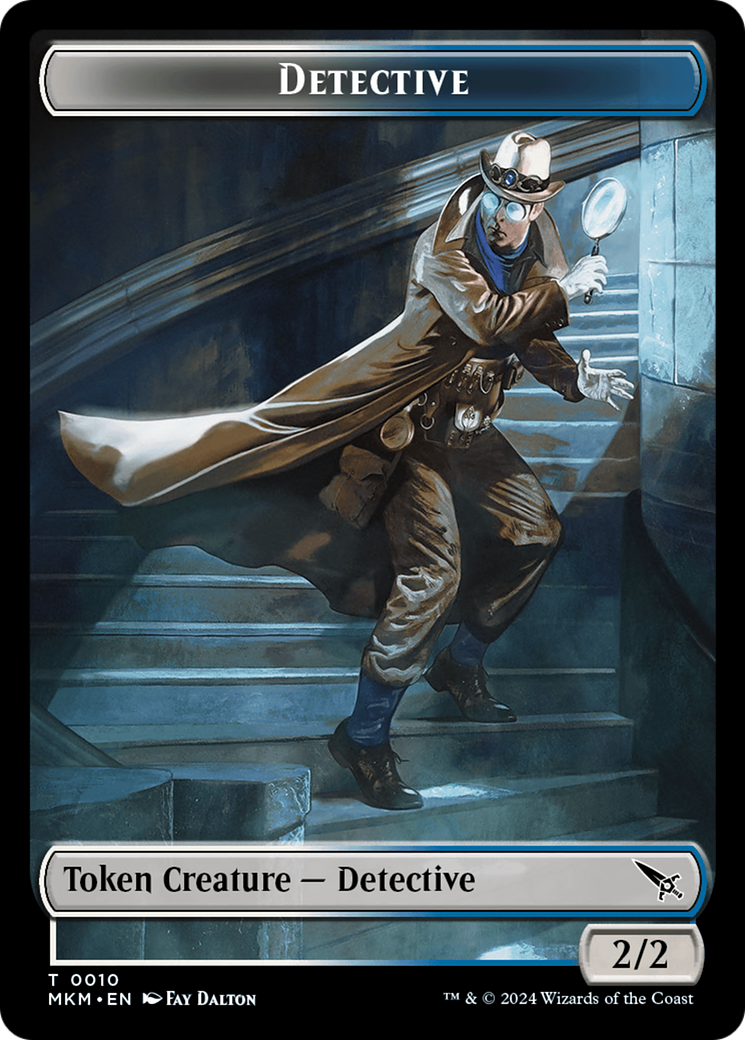 Detective // Ooze Double-Sided Token [Murders at Karlov Manor Tokens] | PLUS EV GAMES 