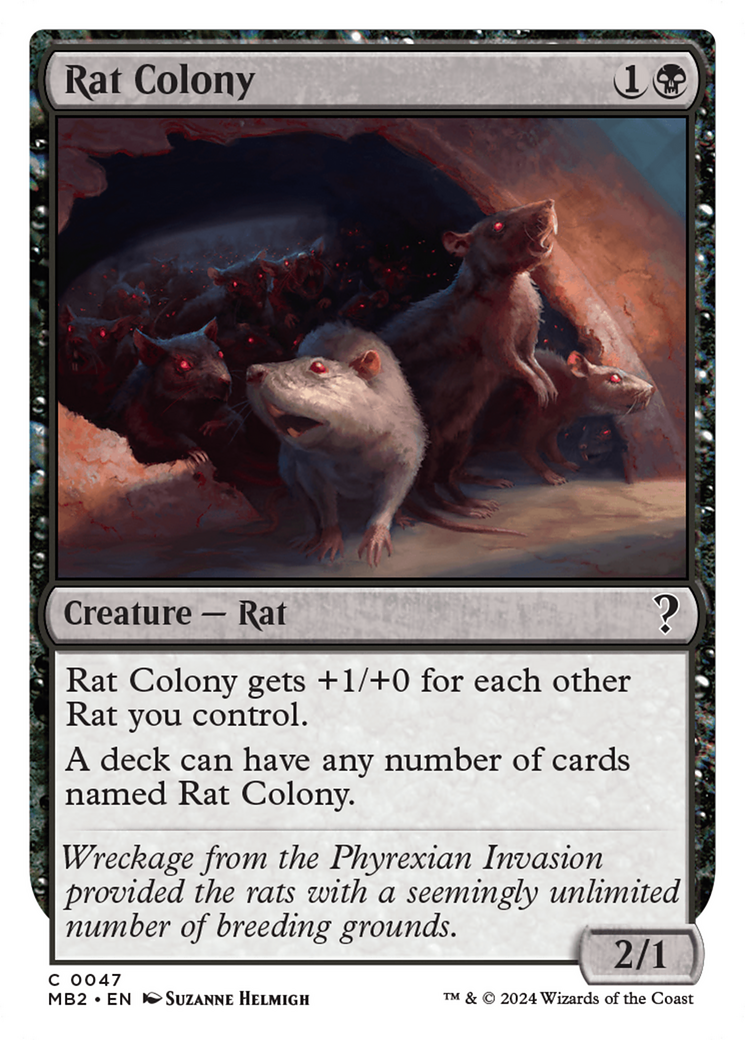 Rat Colony (White Border) [Mystery Booster 2] | PLUS EV GAMES 