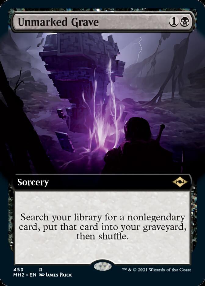 Unmarked Grave (Extended Art) [Modern Horizons 2] | PLUS EV GAMES 
